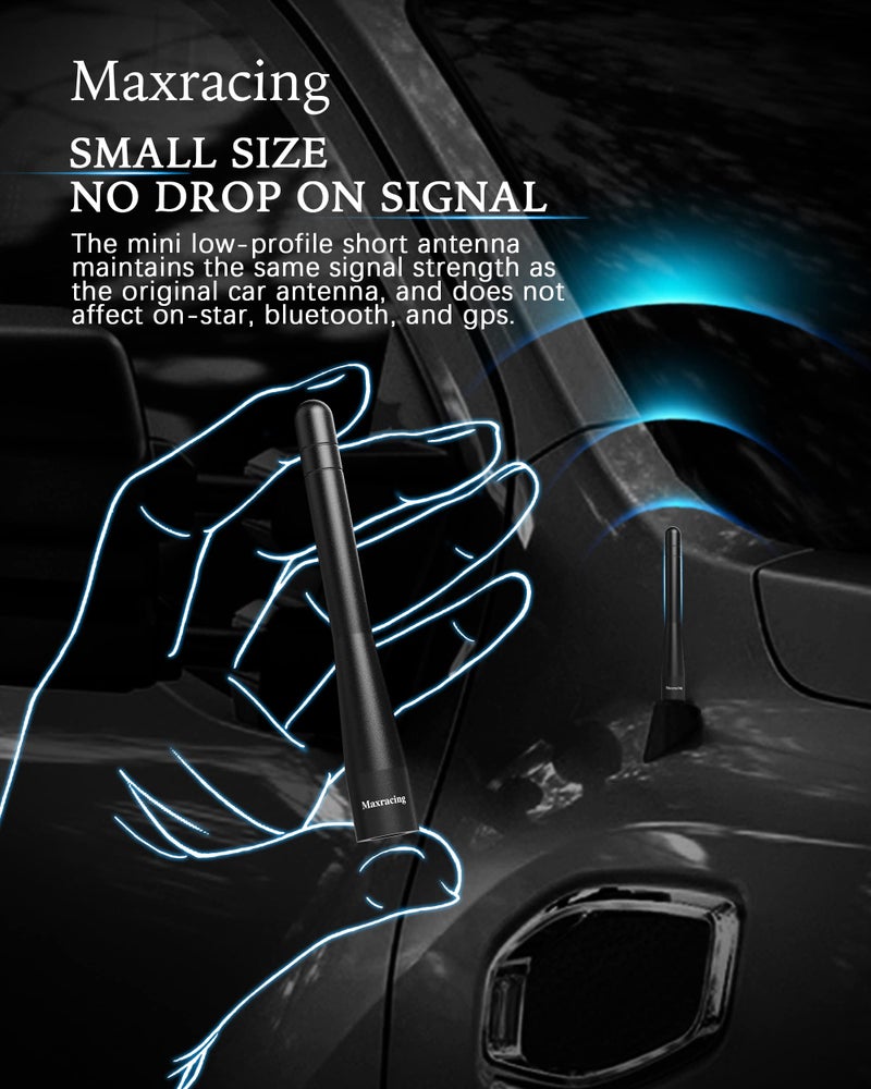 MAXRACING Short Truck Antenna Compatible with 1995-2016 Z3 and Z4 / Carwash Safe/Aluminum Replacement Antenna - Image 5